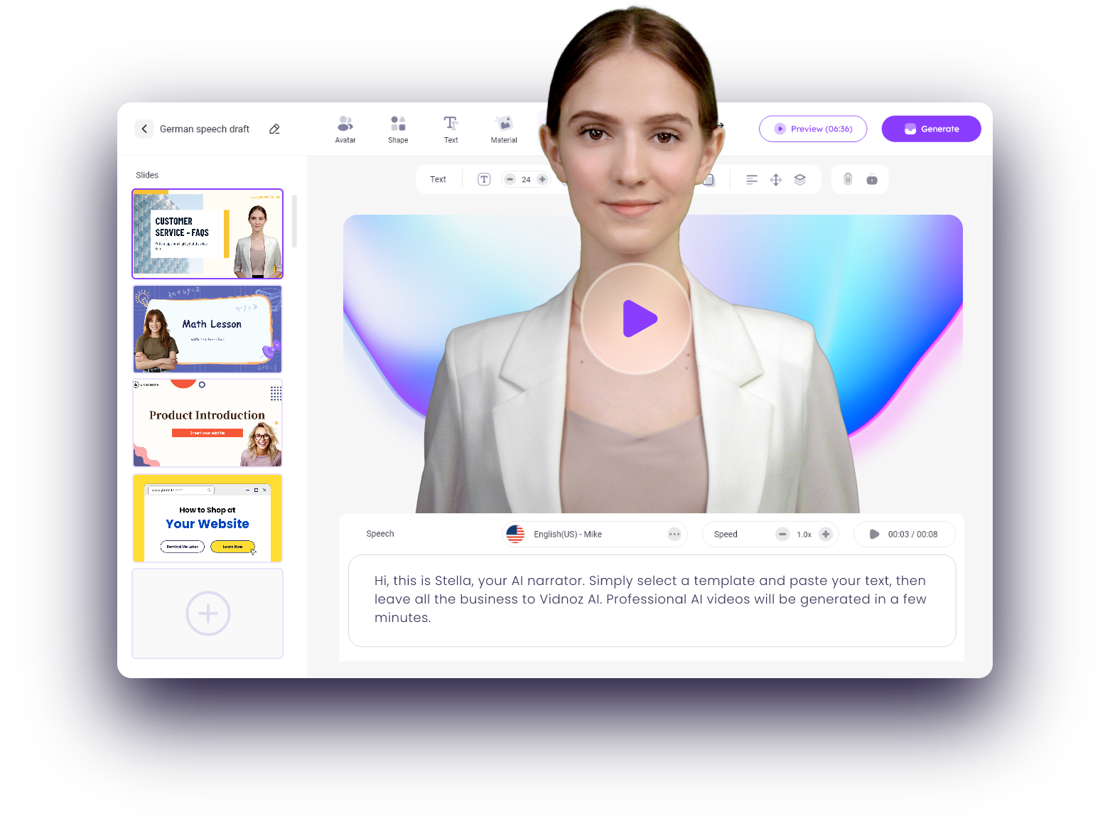Generatore video AI gratis